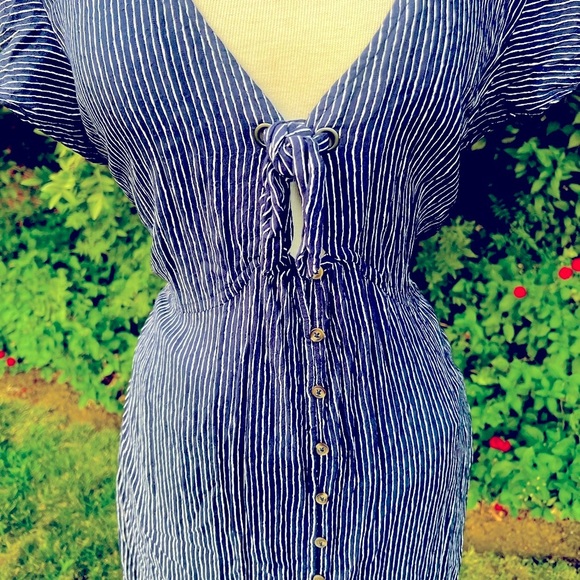 American Eagle Outfitters Black and White Maxi Dress - Picture 5 of 7